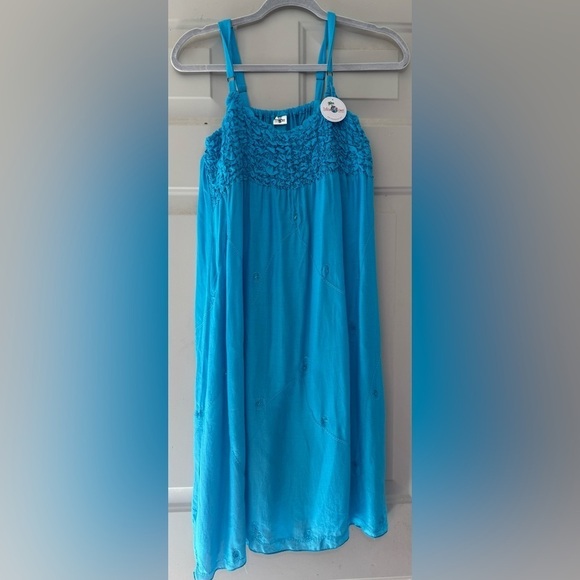 Island Planet Other - Island Planet Blue Sleeveless Sundress Sz L